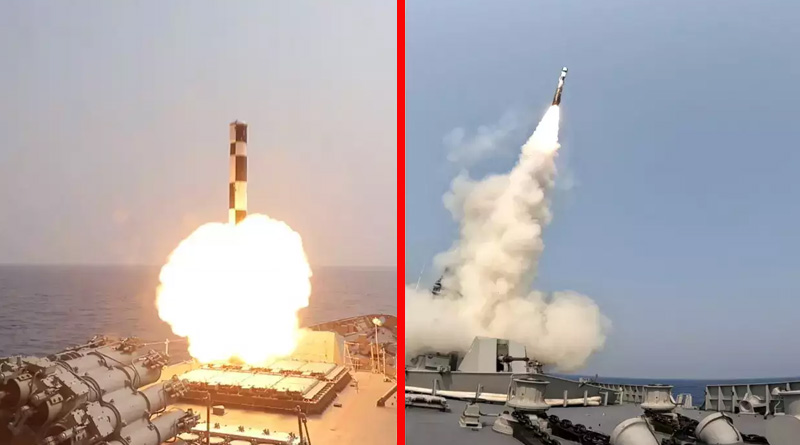 Sunday Indian Navy tests BrahMos precision strike in Arabian Sea | Sangbad Pratidin