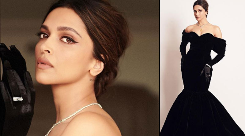 Bollywood actress Deepika Padukone shares pictures of her red-carpet look on Instagram । Sangbad Pratidin