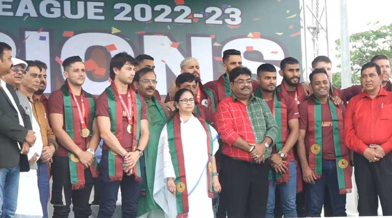 Mamata Banerjee announces 50 lacs for ISL Champion Mohun Bagan | Sangbad Pratidin