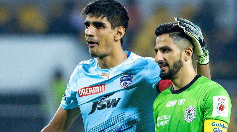 ISL 2023: ATK Mohun Bagan goalkeeper Vishal Kaith saves penalty | Sangbad Pratidin