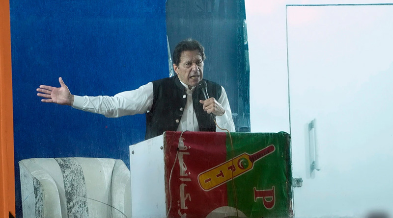 Imran Khan to address rally from bullet proof container amidst terrorist attack threat | Sangbad Pratidin
