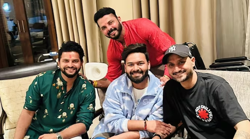 Suresh Raina, Sreesanth, Harbhajan Singh visited Rishabh Pant, wishes speedy recovery | Sangbad Pratidin