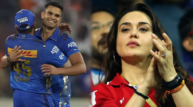 Preity Zinta's Tweet After Arjun Tendulkar Takes His 1st IPL Wicket | Sangbad Pratidin