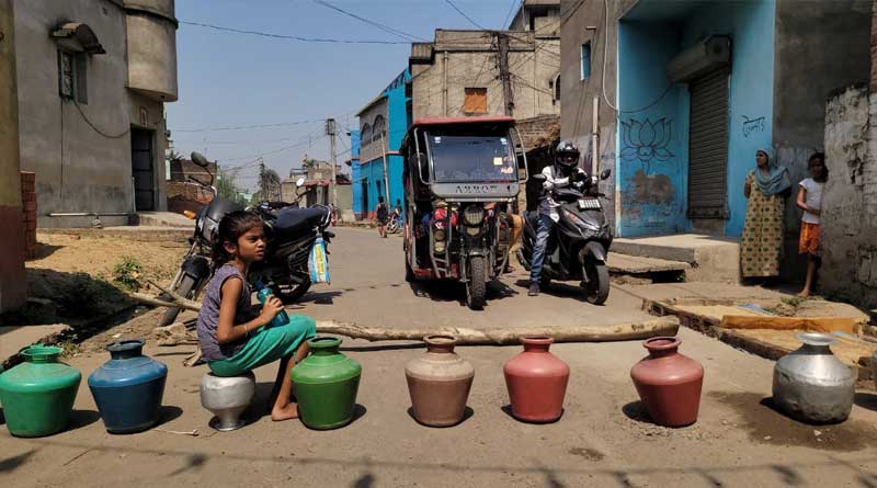 Bankura locals protest on water scarcity, TMC leaders rebukes | Sangbad Pratidin