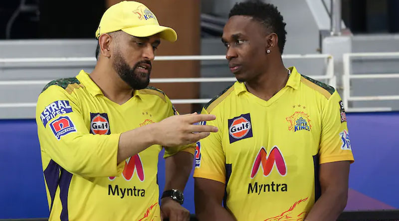 MS Dhoni bats lower down the order, Dwayne Bravo explains the reason । Sangbad Pratidin