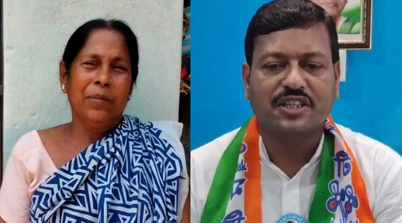 Arrested TMC MLA Jibankrishna Saha's mother is devastated। Sangbad Pratidin