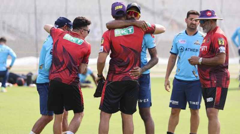 KKR and Gujarat Titans take on each other at Eden Gardens । Sangbad Pratidin