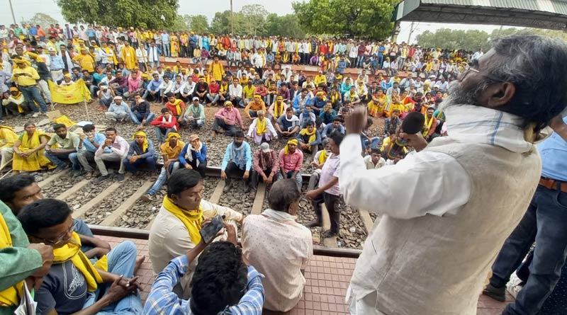 Kurmi Protest: Protesters are ready for virtual meeting with Govt from protest area | Sangbad Pratidin