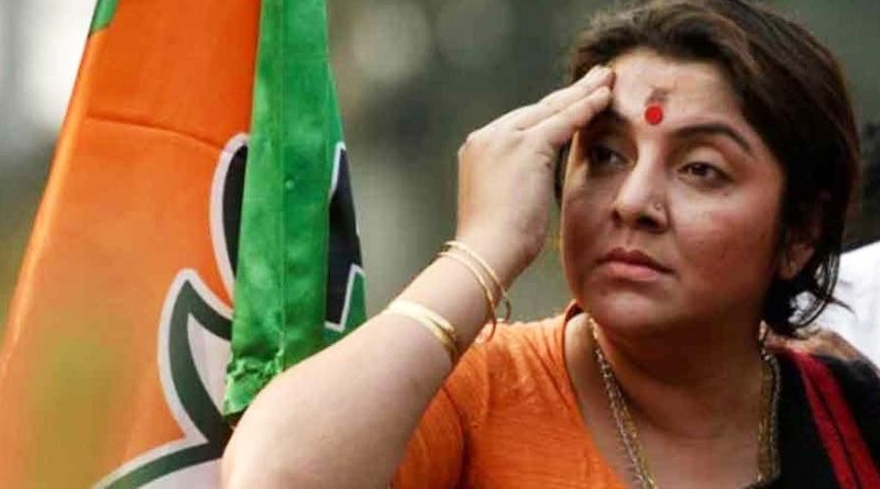 Locket Chatterjee stopped at Chandannaagar, BJP MP slams Mamata Banerjee | Sangbad Pratidin