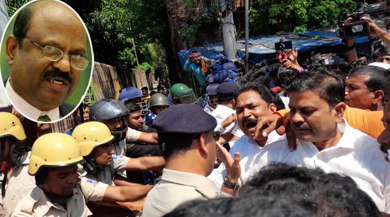 Train services restored at Rishra, Anxious Governor returns in hurry