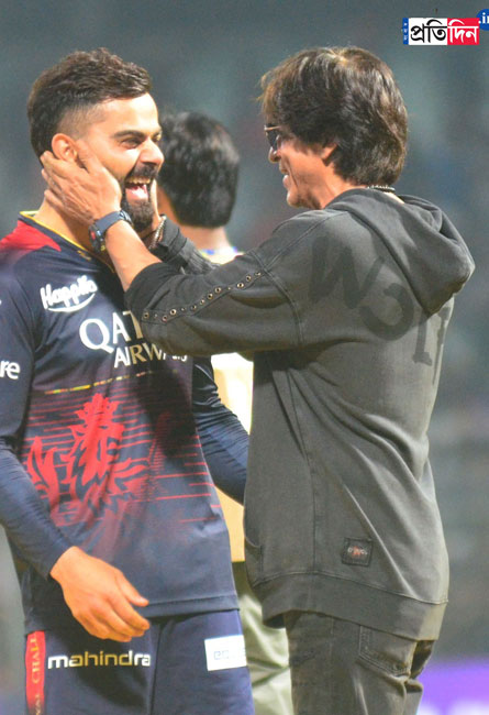 SRK dances in Pathan song after KKR beats RCB in IPL 2023