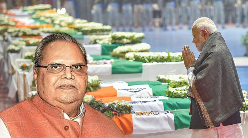 Congress Slams PM Narendra Modi Over Pulwama Attack After Former Jammu and Kashmir Governor's interview | Sangbad Pratidin