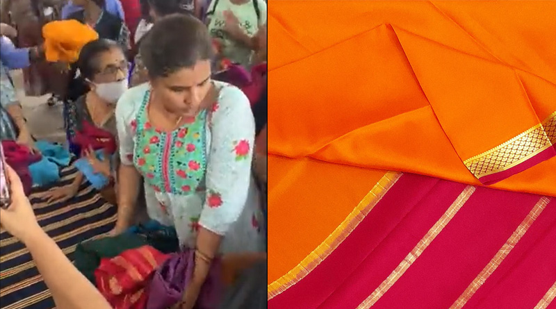 Bengaluru Saree Sale Incident Hair Pulled and Slaps | Sangbad Pratidit