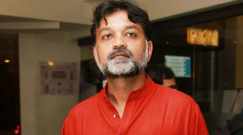 Srijit Mukherjee Shoots a action scene at Sangbad Pratidin office