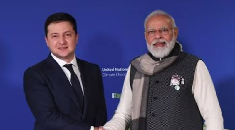 Ukraine's President Volodymyr Zelensky writes to PM Modi। Sangbad Pratidin