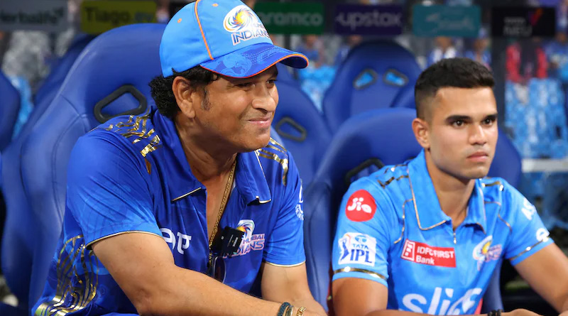 Sachin pens special note after son Arjun Tendulkar gets first IPL wicket | Sangbad Pratidin