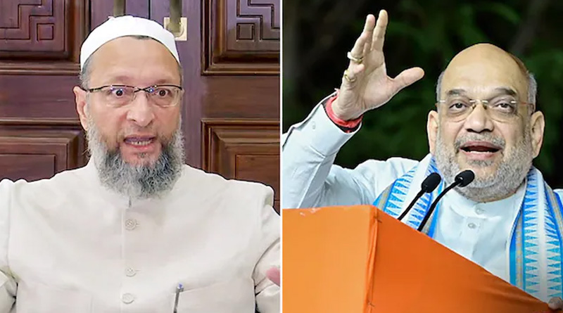 Amit Shah calls for scrapping Muslim reservation in Telengana, Owaisi slams | Sangbad Pratidin