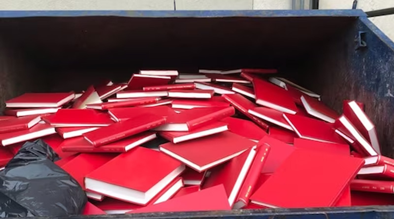 Students Infuriated After A Image Viral Canada University Discarding PhD Theses in Trash Can | Sangbad Pratidin