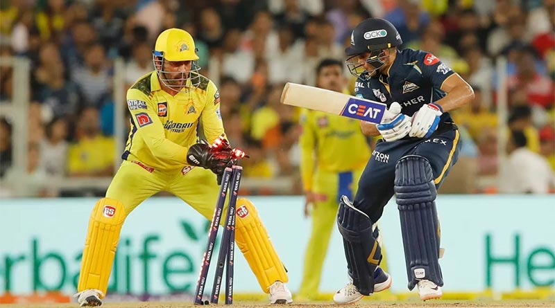 MS Dhoni is the talk of the town after stumping Shubman Gill । Sangbad Pratidin