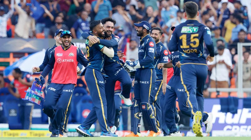 IPL 2023: Gujarat Titans beats Lucknow Super Giants in Ahmedabad | Sangbad Pratidin