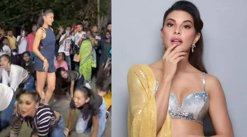 Jacqueline Fernandez participated in flashmob kolkata| Sangbad Pratidin