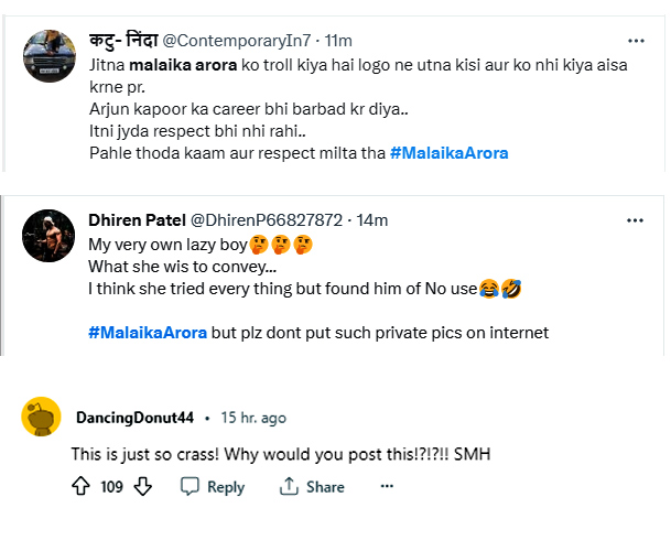 Malaika-Arjun-reaction