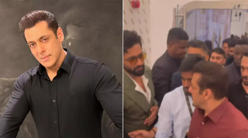 Salman Khan's Guards Push Vicky Kaushal As He Tries Greeting Him| Sangbad Pratidin