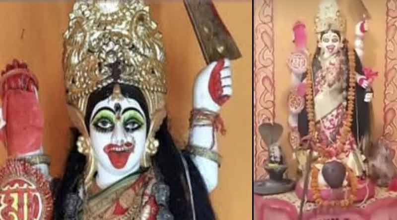 Kulti's local people celebrates Shwet Kali Puja । Sangbad Pratidin