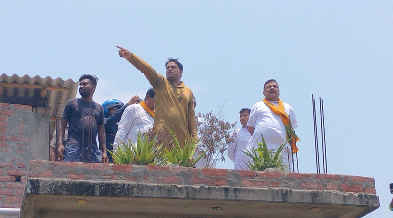 Opposition leader Suvendu Adhikari visited Egra | Sangbad Pratidin
