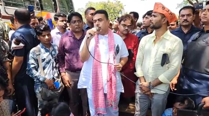 Suvendu Adhikari slams WB govt on BJP leader killing, calls for 12 hour strike in Mayna | Sangbad Pratidin