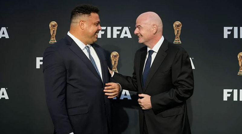 FIFA unveils World Cup logo । Sangbad Pratidin