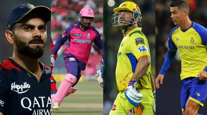 MS Dhoni, Virat Kohli, Sanju Samson surpasses Cristiano Ronaldo in popularity survey | Sangbad Pratidin