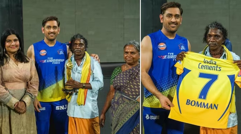 The Elephant Whisperers crew met MS Dhoni, CSK to facilitate | Sangbad Pratidin