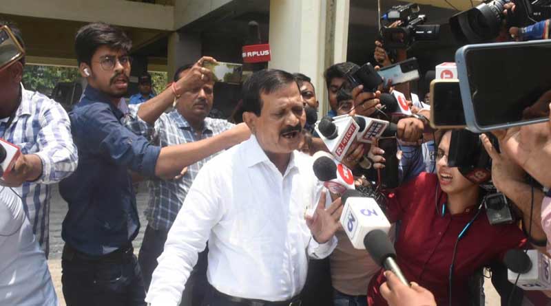 Suvendu Adhikari slams TMC over Kalighater Kaku Sujay Krishna Bhadra arrest | Sangbad Pratidin