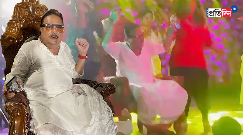 TMC MLA Madan Mitra's latest video beside swimming pool goes viral | Sangbad Pratidin