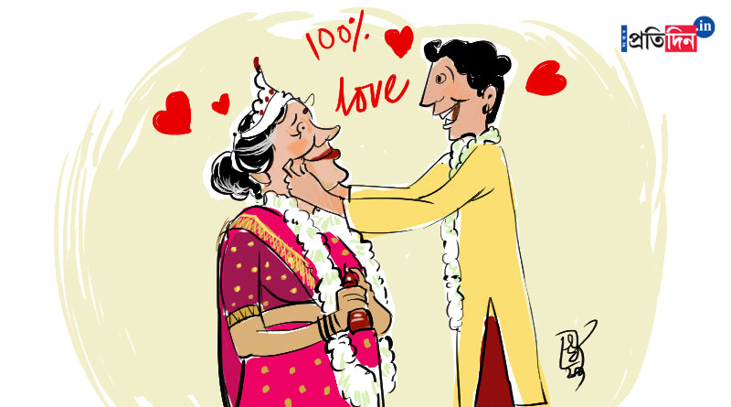 Teenager fell in love with grandmother, married after grandfather's death | Sangbad Pratidin