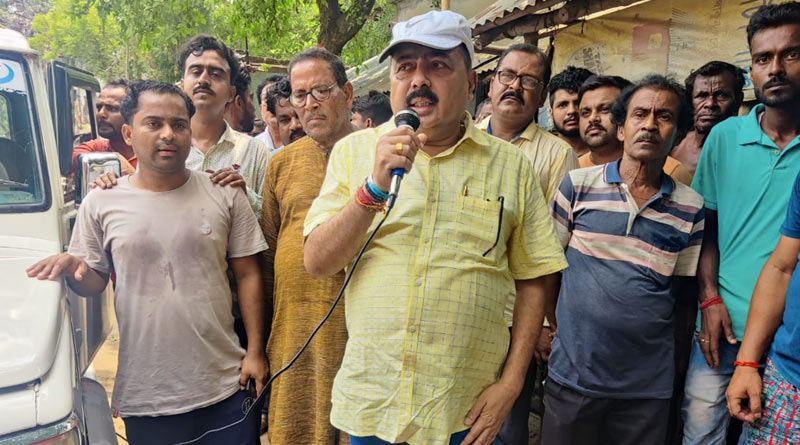 WB Panchayat Election: TMC MLA campaigns for maintaining peace during nomination period assures oppositions | Sangbad Pratidin