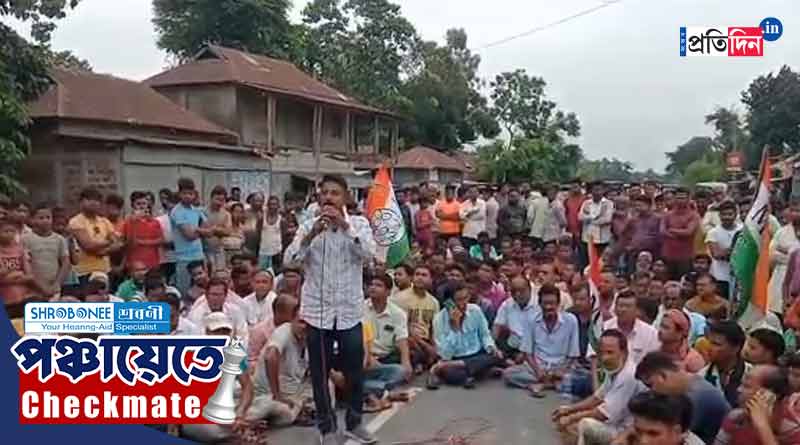 Bengal Panchayat Election: TMC candidate assaulted at Shitalkuchi । Sangbad Pratidin