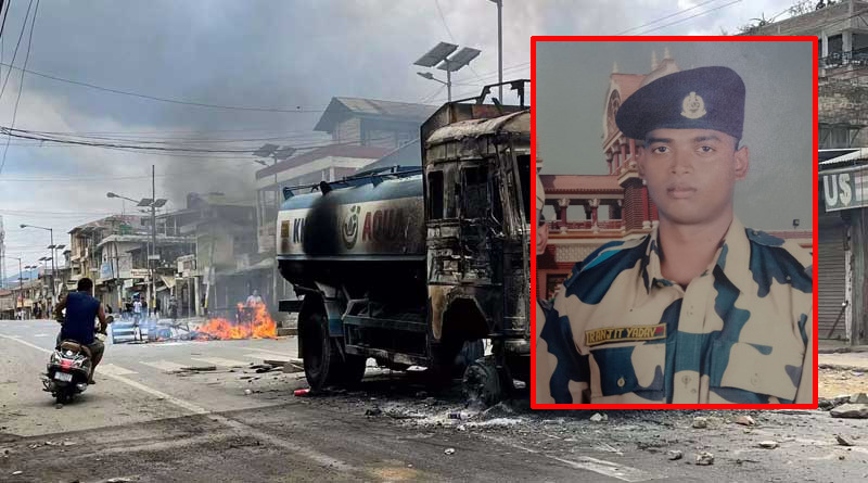 BSF Jawan of Bengal Ranjit Yadav died in Manipur Violence | Sangbad Pratidin