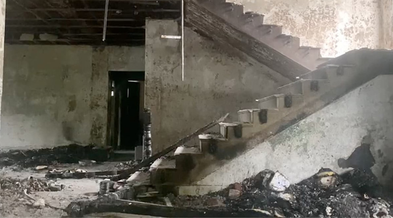 Union minister residence set on fire in Manipur, unrest in Imphal | Sangbad Pratidin