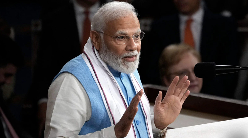 Narendra Modi slams Rahul Gandhi on address in US Congress | Sangbad Pratidin