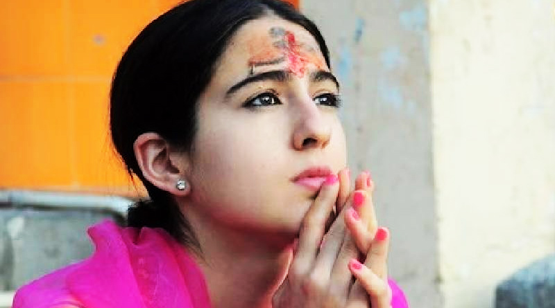 Sara Ali Khan reacts to troll on her visiting to Mahakal temple | Sangbad Pratidin
