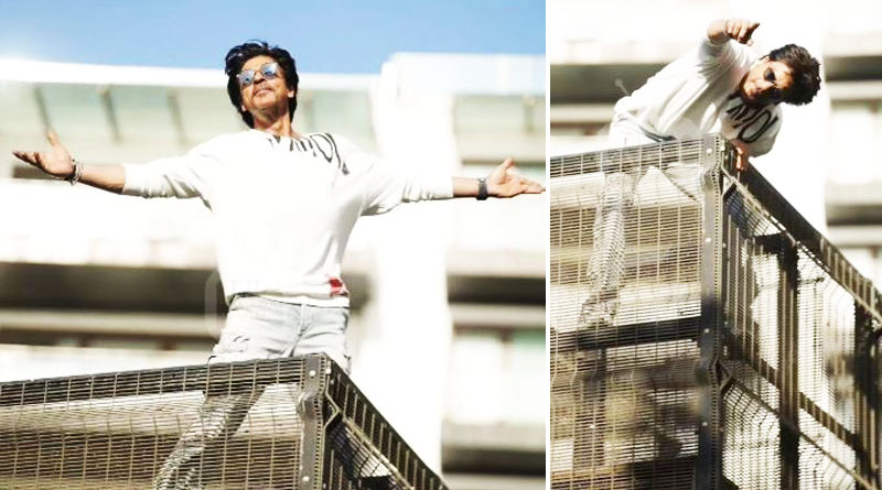Shah Rukh Khan's weekend surprise, greets fans outside Mannat | Sangbad Pratidin