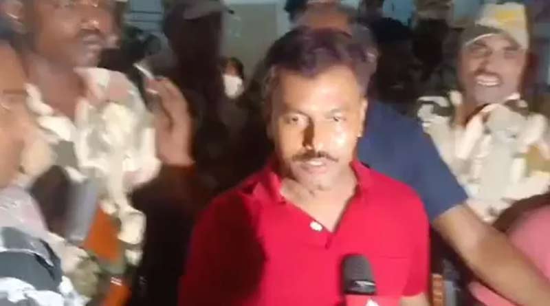 Union minister Nisith Pramanik aide BJP leader arrested in Cooch Behar । Sangbad Pratidin