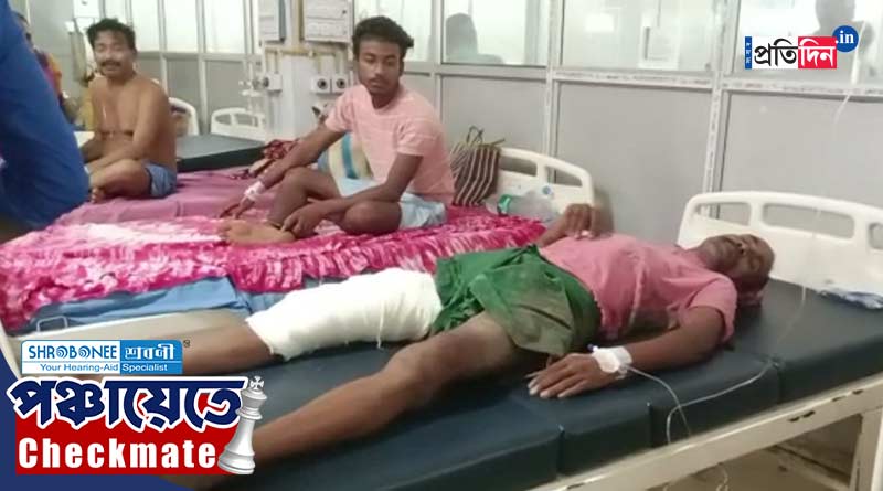 Panchayat Vote 2023: Atleast three injured after bomb hurled targeting the voters | Sangbad Pratidin