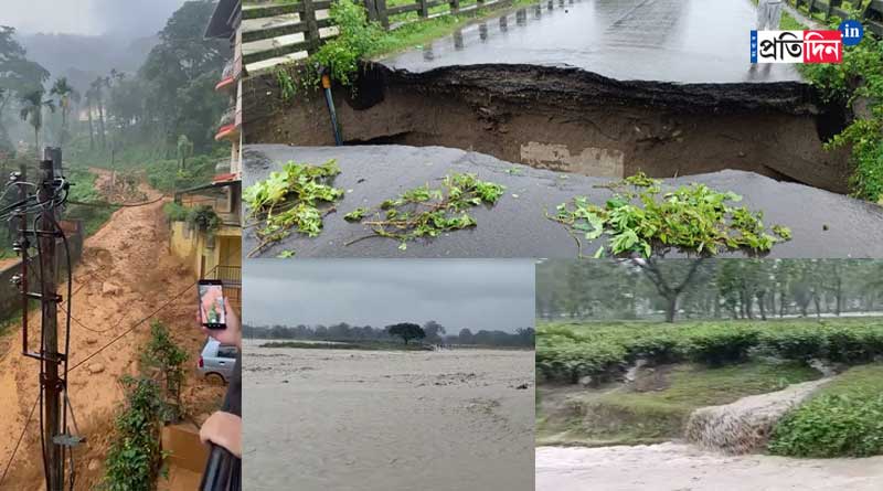 Flood like situation in many places in Dooars | Sangbad Pratidin