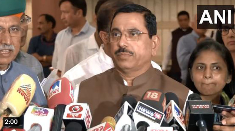 31 bills to be taken up during Parliament's monsoon session, Says Pralhad Joshi | Sangbad Pratidin