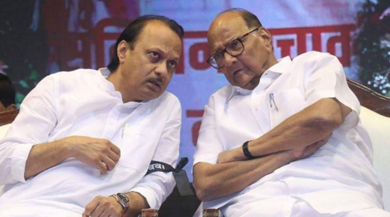 Ajit Pawar faction leader Praful Patel clicks photo with Sharad Pawar | Sangbad Pratidin