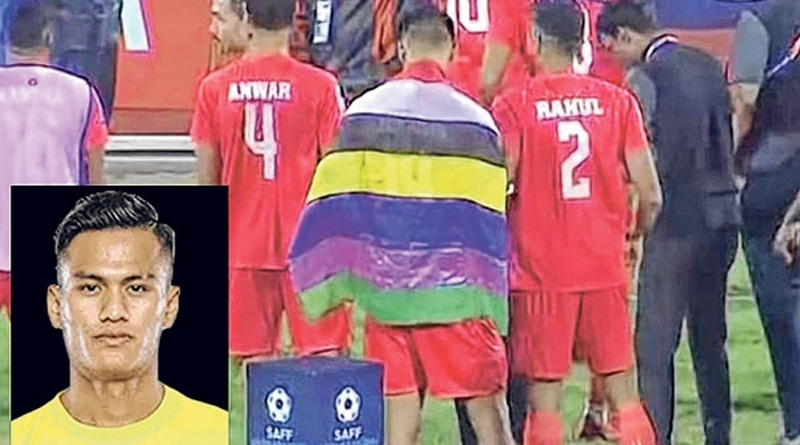 Mizoram Football Association demands punishment for Jeakson Singh for celebrating with Manipur flag | Sangbad Pratidin