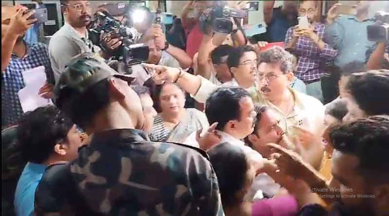 TMC councillor allegedly thrashed by Central Forces at KMC | Sangbad Pratidin
